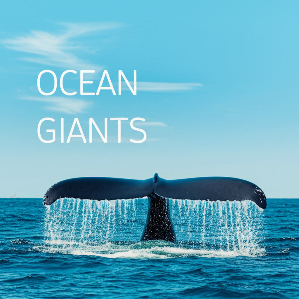 Whale tail in ocean thumbnail